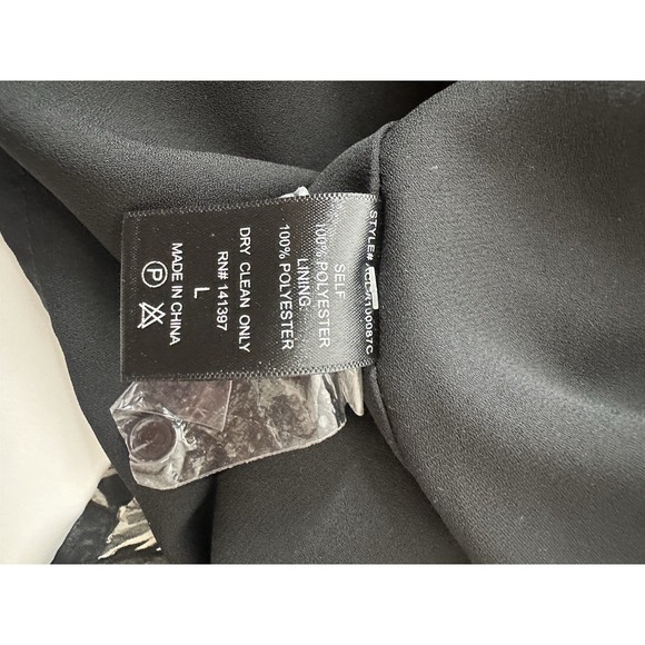 ASTR Dress Women's Large Floral Fairy Whimsigoth Asymmetric Elastic Back Party - Picture 4 of 10